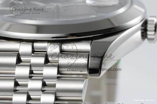 0419 OdorResistant DateJust 41 SS Polished Bezel KING 1:1 Best Edition 904L Steel Gray Stick Dial on Jubilee Bracelet VR 2207